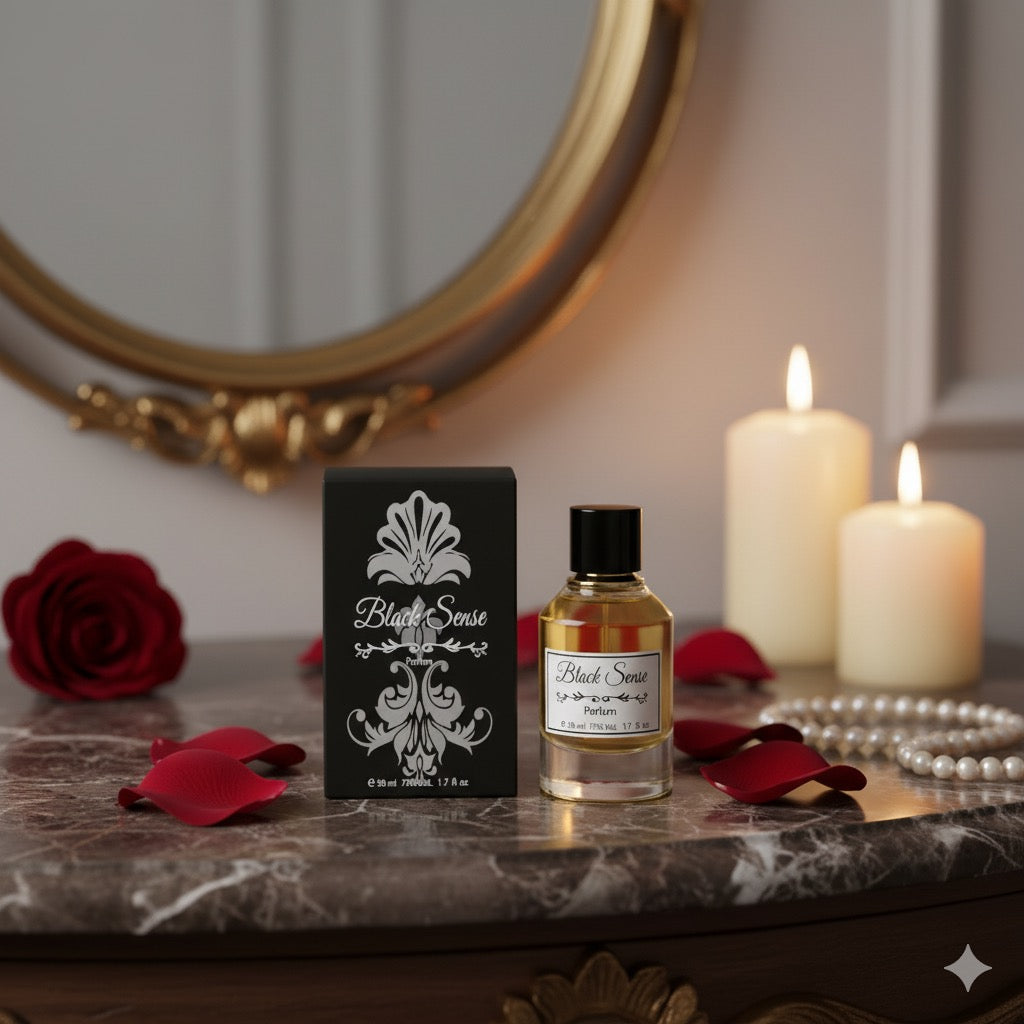 Parfum black sense homme et femme