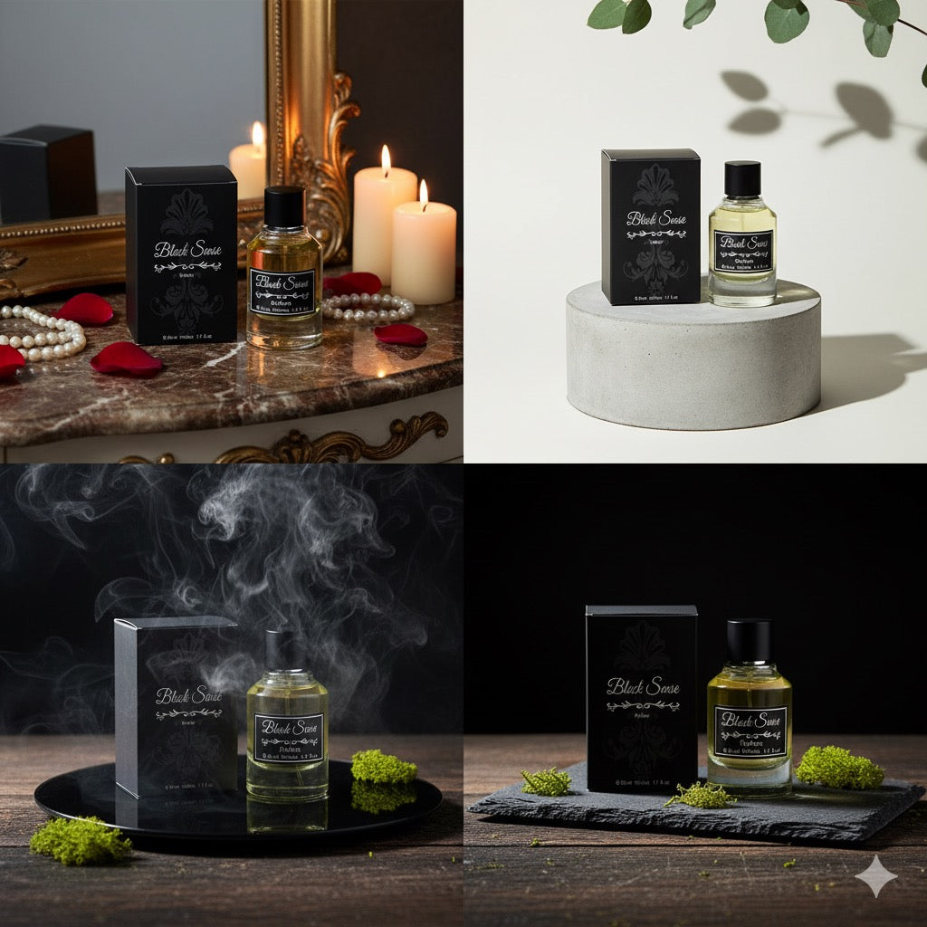 Parfum black sense homme et femme